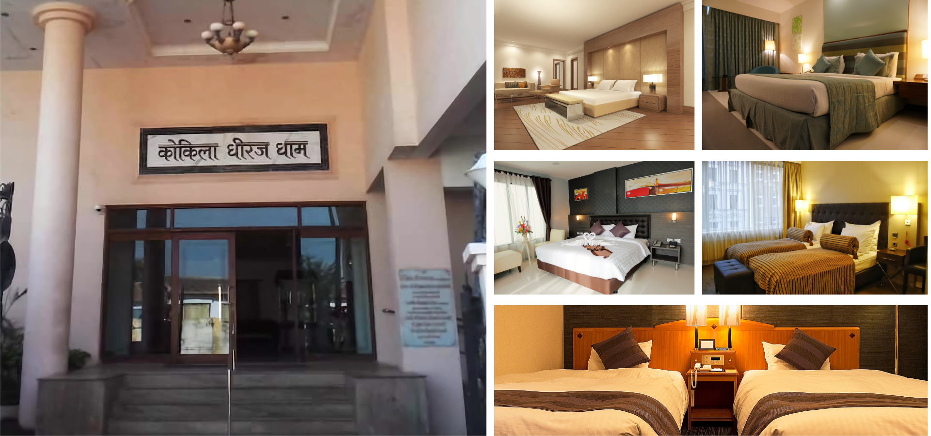 Room book in kokila dhiraj dham dwarka